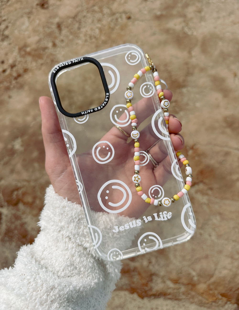 Elevated Faith Jesus is Life Phone Case iPhone 14
