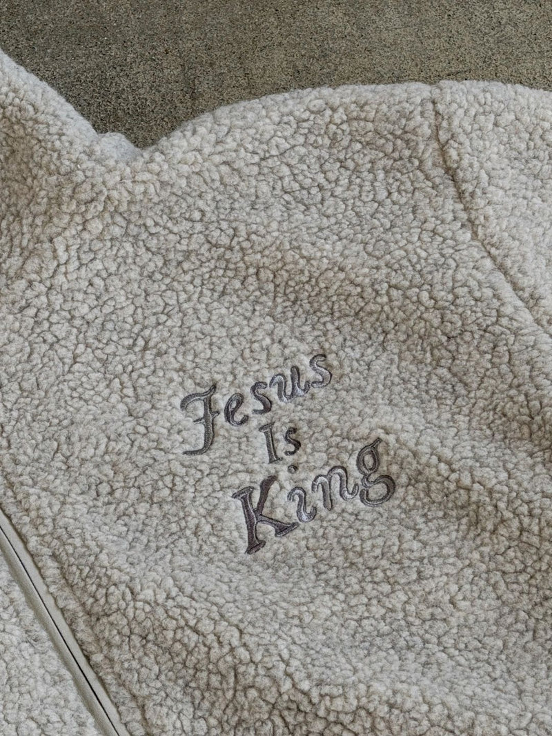 Jesus Is King Fleece Full-Zip Jacket