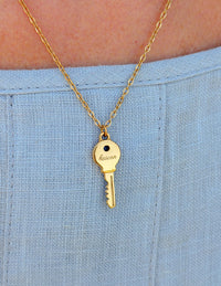 Key to Heaven Link Necklace Christian Jewelry