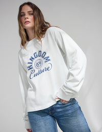 Kingdom Culture Long Sleeve Heavyweight Tee Christian T-Shirt