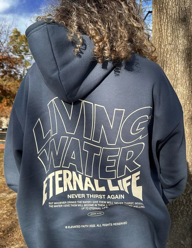 Living Water Unisex Hoodie Christian Sweatshirt