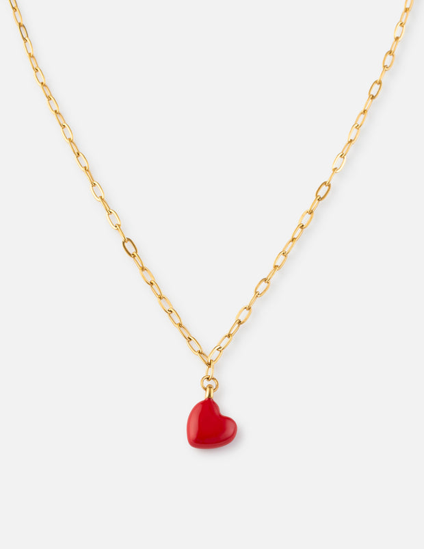 Love Paperclip Chain Necklace Christian Jewelry