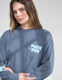 Made New Cropped Long Sleeve Women's Tee Christian T-Shirt