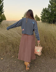 Made New Cropped Long Sleeve Women's Tee Christian T-Shirt