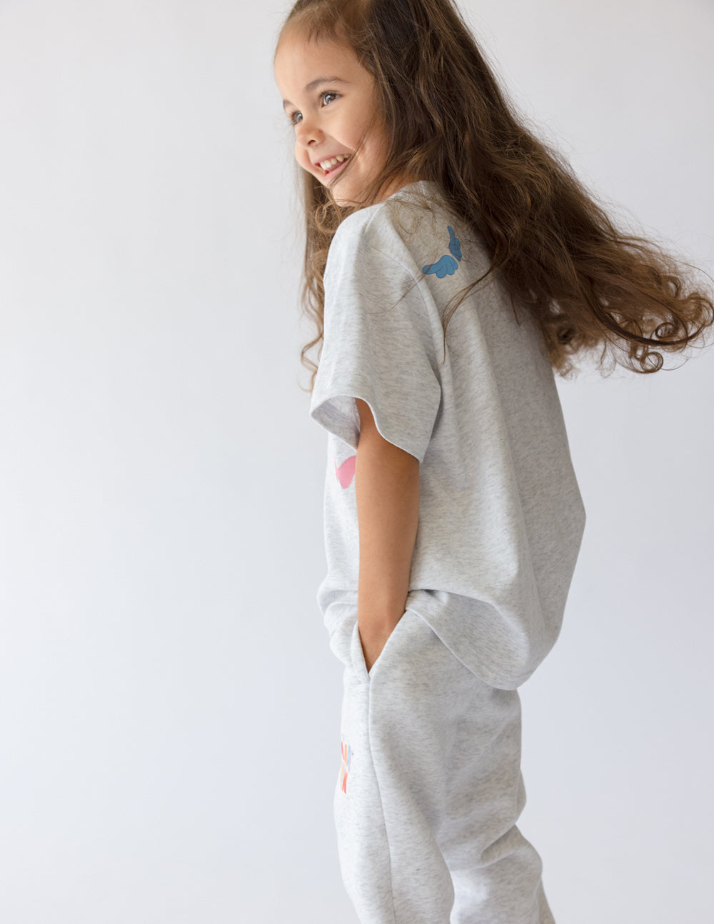 Camiseta Basica Niño Build Your Brand By116-kids Basic Tee T-Shirt, Menthe Néo, 110-116 Garçon Camiseta Niño Azul Celeste