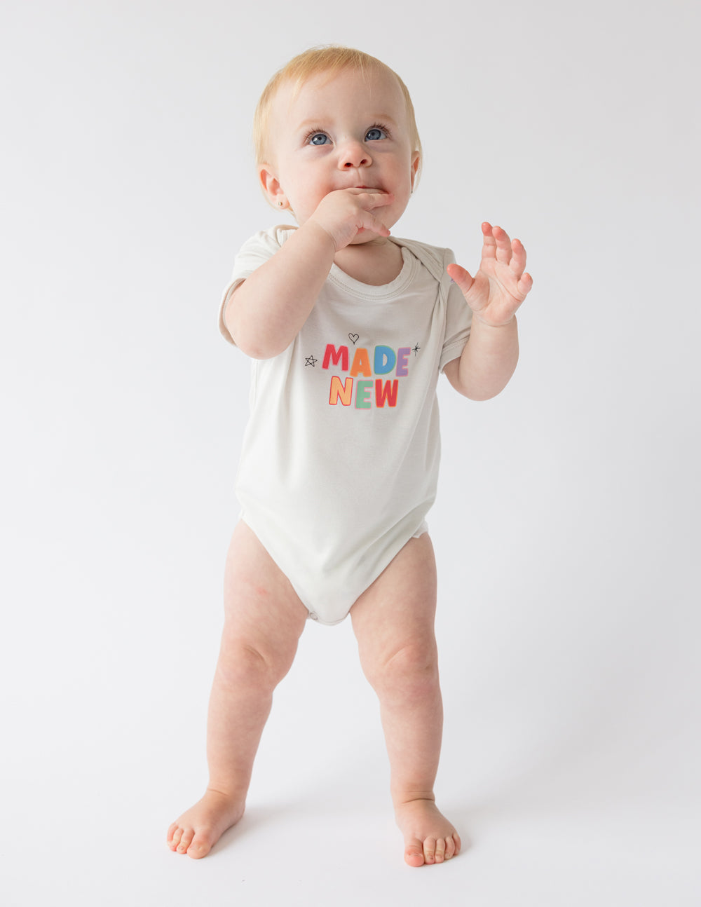 Made New Onesie | Christian Baby Clothing | Elevated Faith