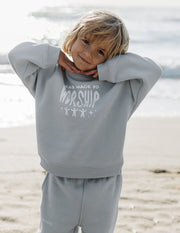 Made To Worship Kids Crewneck Christian Sweatshirt