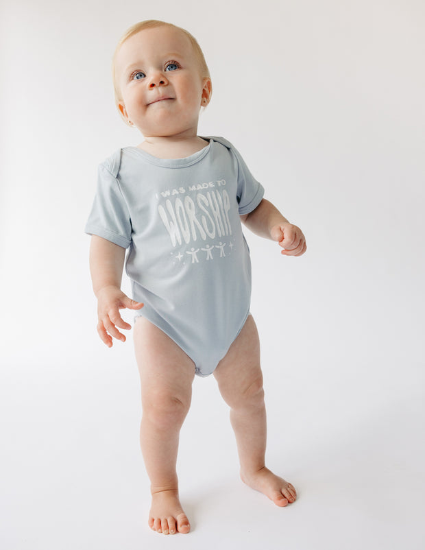 Made To Worship Onesie Christian Baby Clothes