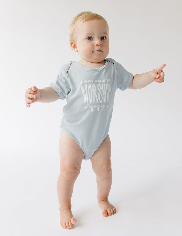 Made To Worship Onesie Christian Baby Clothes