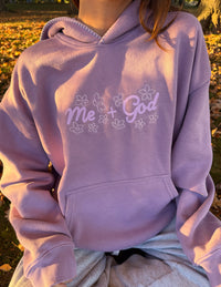 Me Plus God Midweight Hoodie Christian Sweatshirt