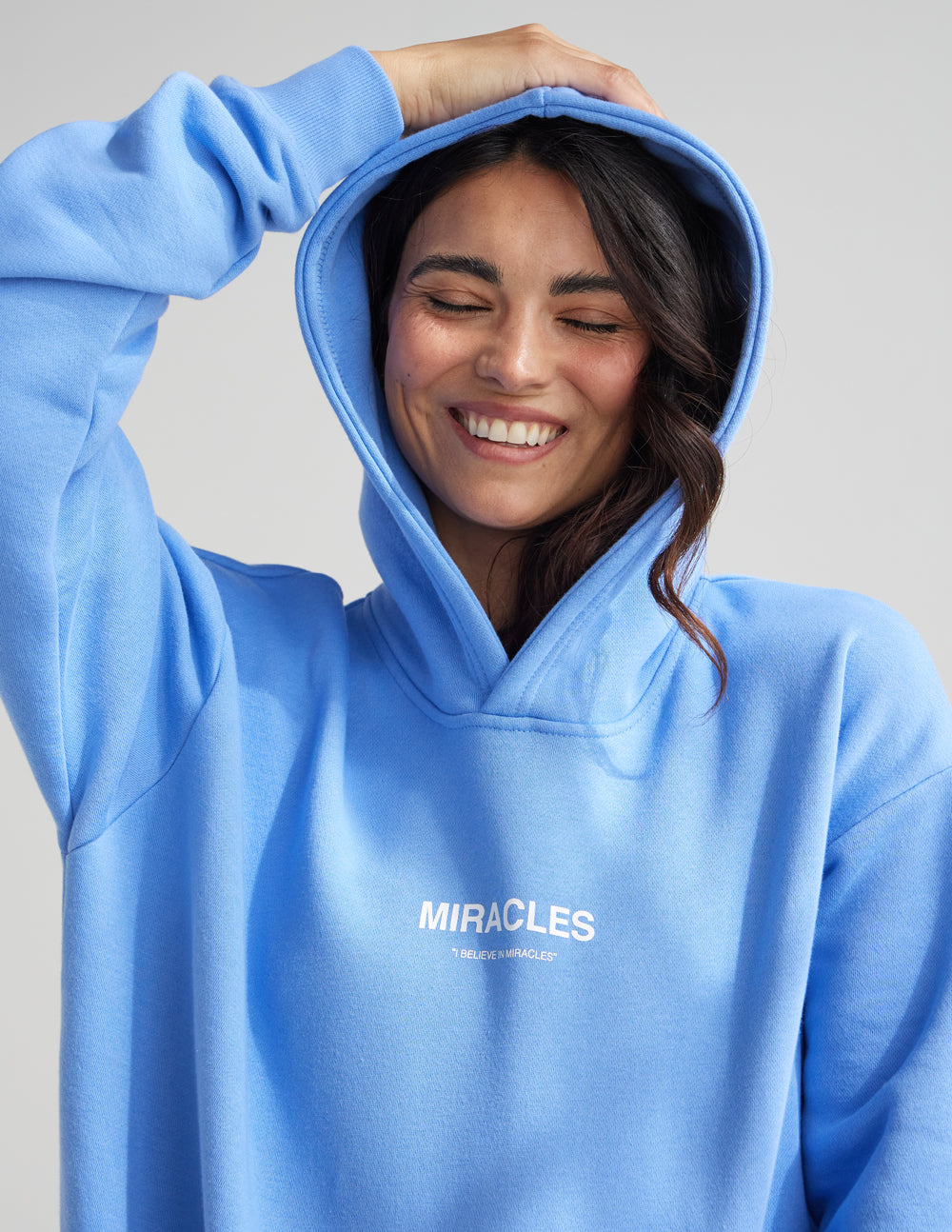 Miracles Blue Unisex Hoodie | Christian Sweatshirt | Elevated Faith
