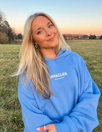 Miracles Blue Unisex Hoodie Christian Sweatshirt
