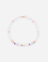 Miracles Letter Bracelet Christian Jewelry