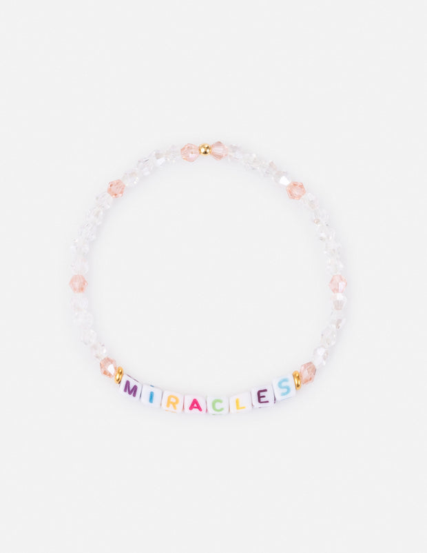 Miracles Letter Bracelet Christian Jewelry