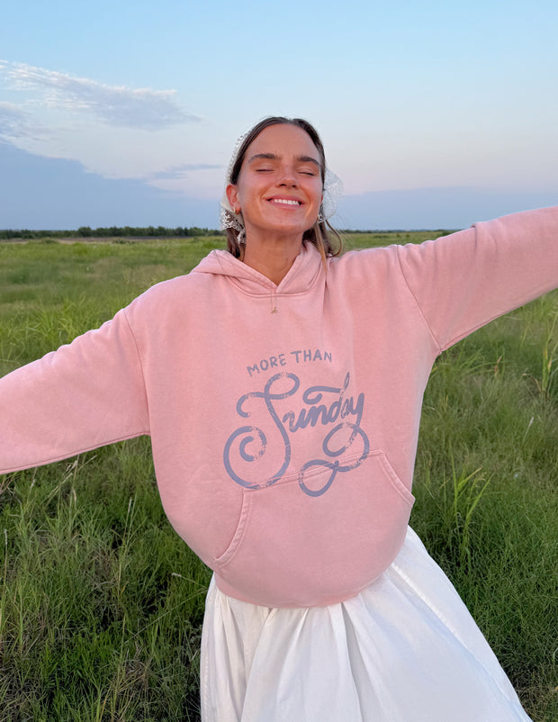 More Than Sunday Unisex Hoodie Christian Sweatshirt