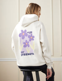 My Strength Floral Unisex Hoodie Christian Sweatshirt