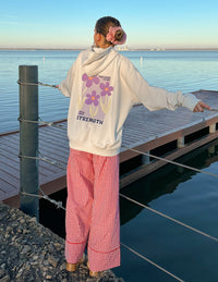 My Strength Floral Unisex Hoodie Christian Sweatshirt