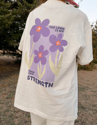 My Strength Floral Unisex Tee Christian T-Shirt