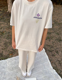 My Strength Floral Unisex Tee Christian T-Shirt