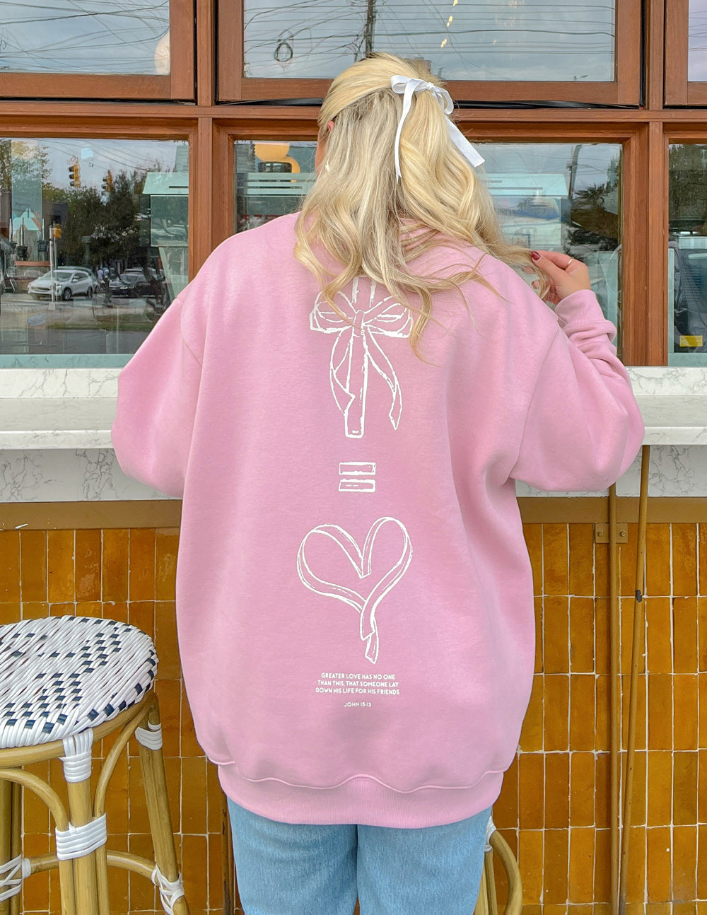 No Greater Love Unisex Crewneck | Christian Apparel | Elevated Faith