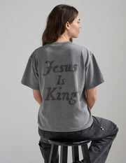 Not Sorry Jesus Is King Heavyweight Tee Premium Christian T-Shirt