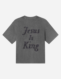 Not Sorry Jesus Is King Heavyweight Tee Premium Christian T-Shirt