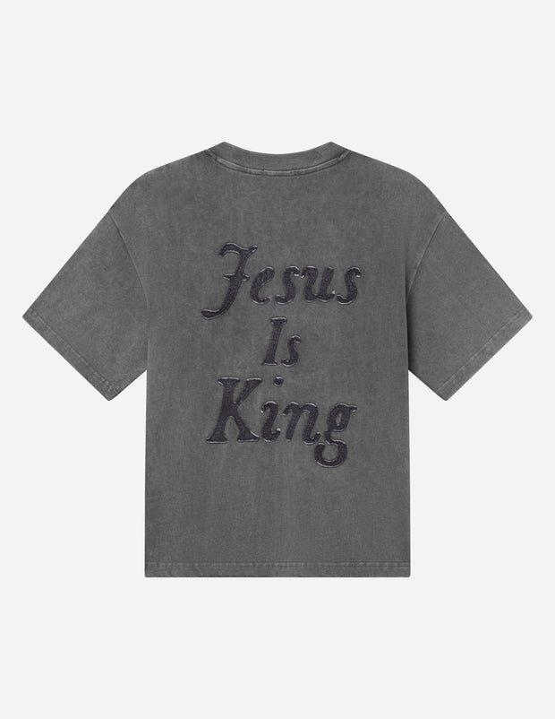 Not Sorry Jesus Is King Heavyweight Tee Premium Christian T-Shirt