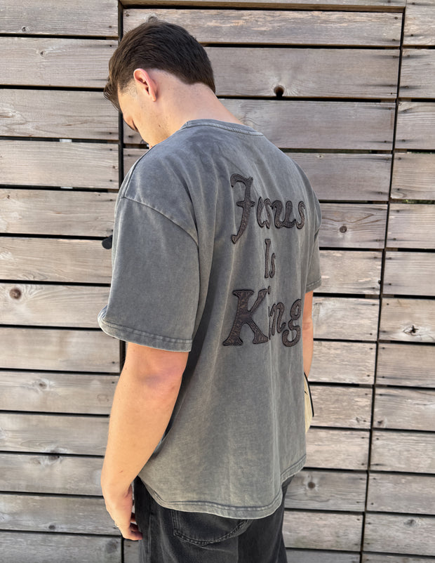 Not Sorry Jesus Is King Heavyweight Tee Premium Christian T-Shirt