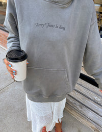 Not Sorry Jesus Is King Unisex Hoodie Christian Sweatshirt