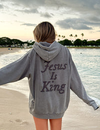 Not Sorry Jesus Is King Unisex Hoodie Christian Sweatshirt