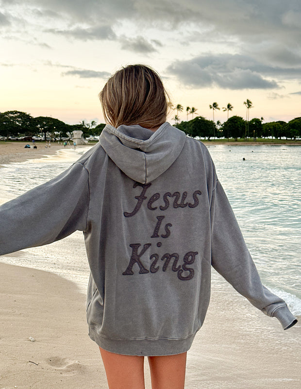 Not Sorry Jesus Is King Unisex Hoodie Christian Sweatshirt