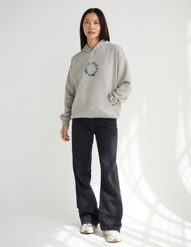 Not of This World Beige Unisex Hoodie Christian Sweatshirt