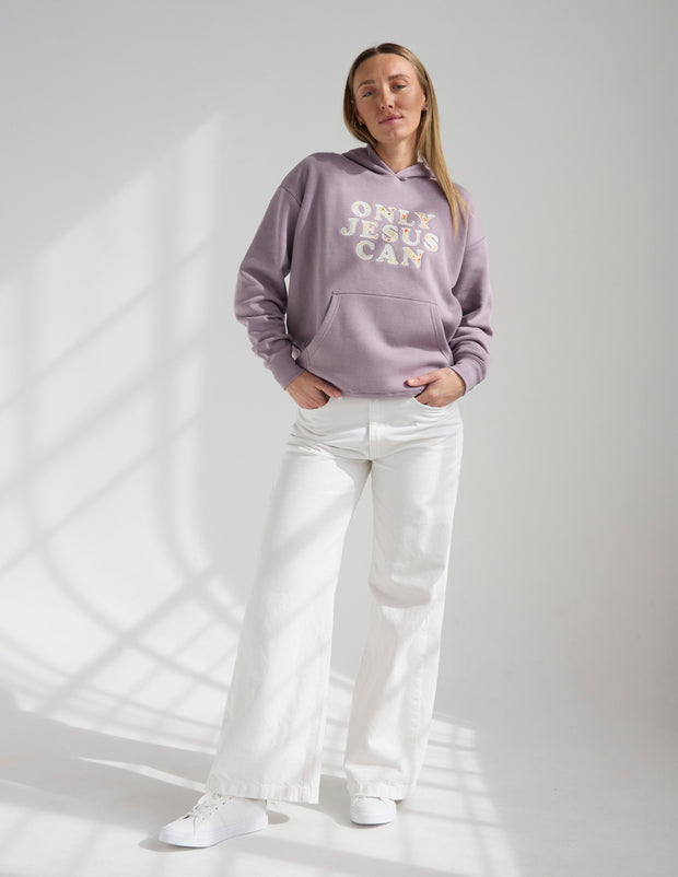 Only Jesus Unisex Hoodie Christian Sweatshirt