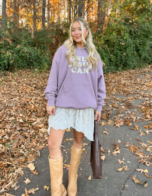 Only Jesus Unisex Hoodie Christian Sweatshirt