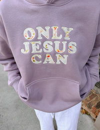 Only Jesus Unisex Hoodie Christian Sweatshirt