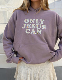 Only Jesus Unisex Hoodie Christian Sweatshirt