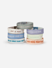 Pastel Kids Reversible Wristband Pack Christian Bracelets