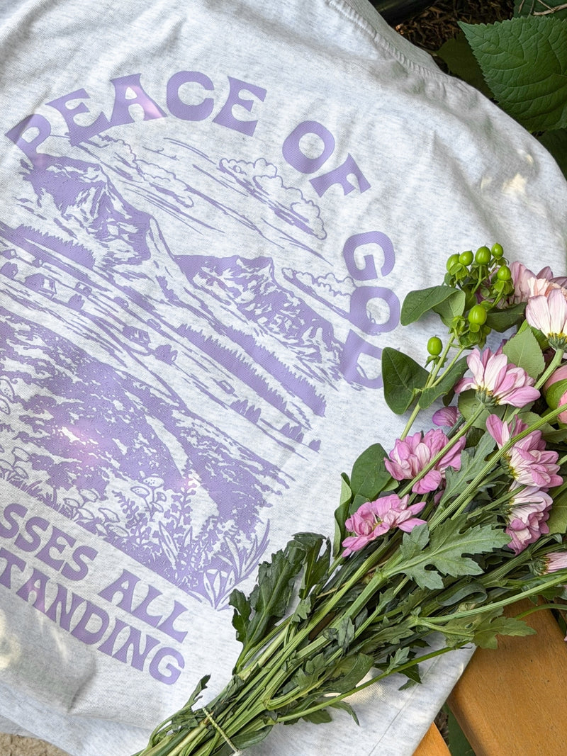 Peace of God Grey Unisex Tee