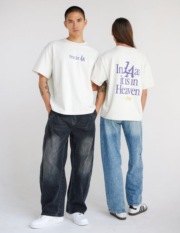 Pray for Los Angeles Heavyweight Tee Christian Premium T-Shirt