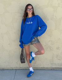 Pray for Los Angeles Long Sleeve Heavyweight Tee Christian Premium T-Shirt