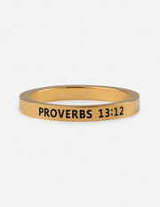 Proverbs 13:12 Ring Christian Jewelry