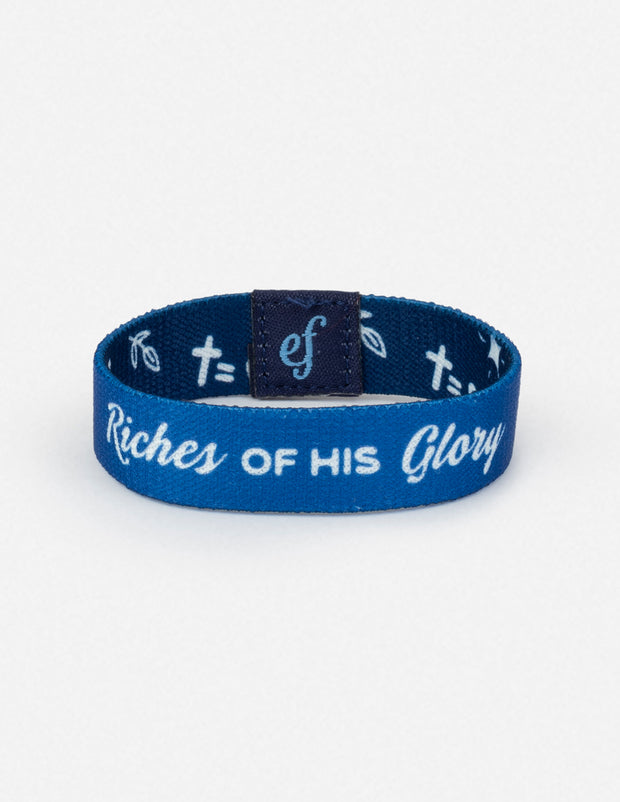 Riches of His Glory Reversible Wristband Christian Bracelet