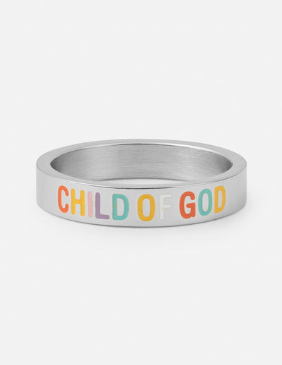 Silver Child of God Ring Christian Jewelry