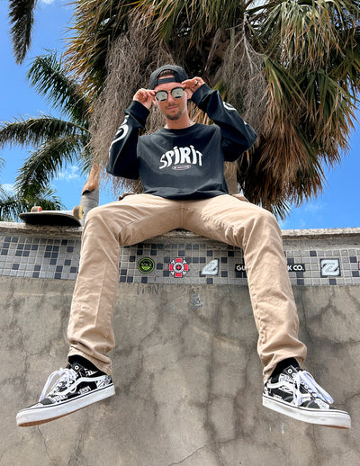 Spirit Is Moving Long Sleeve Heavyweight Tee Christian T-Shirt