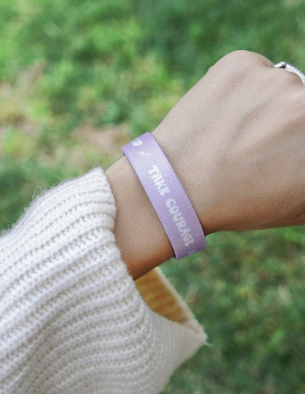 Take Courage Reversible Wristband Christian Bracelet