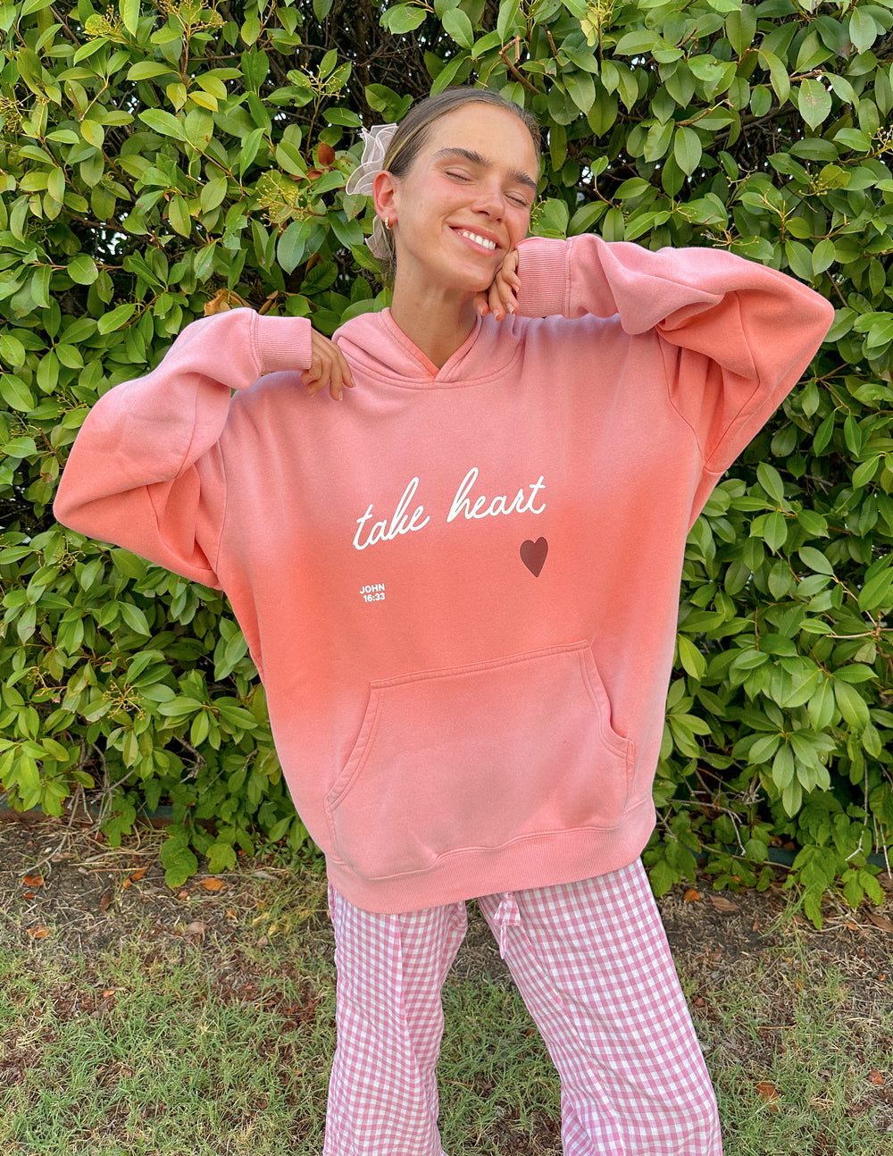 Take Heart Unisex Hoodie | Christian Apparel | Elevated Faith
