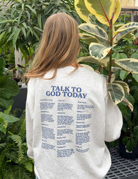 Talk to God Unisex Crewneck Christian Sweatshirt