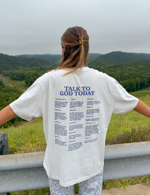 Talk to God Unisex Tee Christian T-Shirt