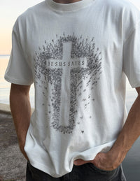 The Cross Heavyweight Tee Premium Christian T-Shirt