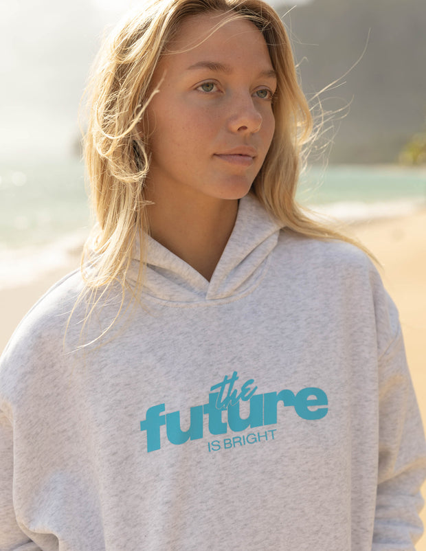 The Future Is Bright Retro Unisex Hoodie Christian Sweatshirt